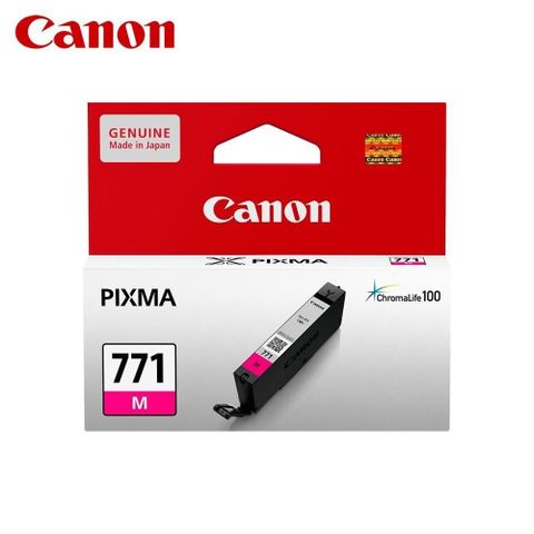 Canon 佳能 CLI-771M 原廠紅色墨水匣