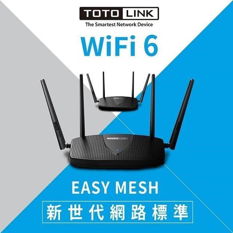 【南紡購物中心】 TOTOLINK X5000R AX1800 EasyMesh WiFi 6 Giga無線路由器