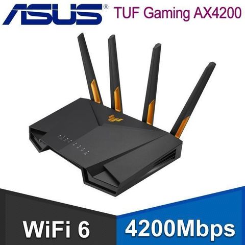 ASUS 華碩 【南紡購物中心】   TUF GAMING AX4200 Ai Mesh 雙頻 WiFi 6 電競路由器(分享器)