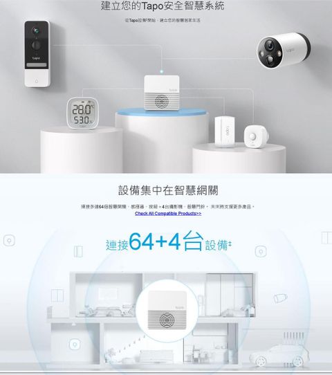 TP-Link Tapo H200 無線智慧網關(集中控制/支援512GB記憶卡)-專案促銷