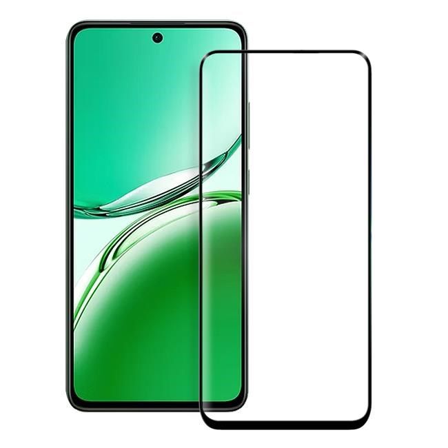 NISDA 【南紡購物中心】 NISDA   For OPPO Reno 12F 5G 完美滿版玻璃保護貼-黑