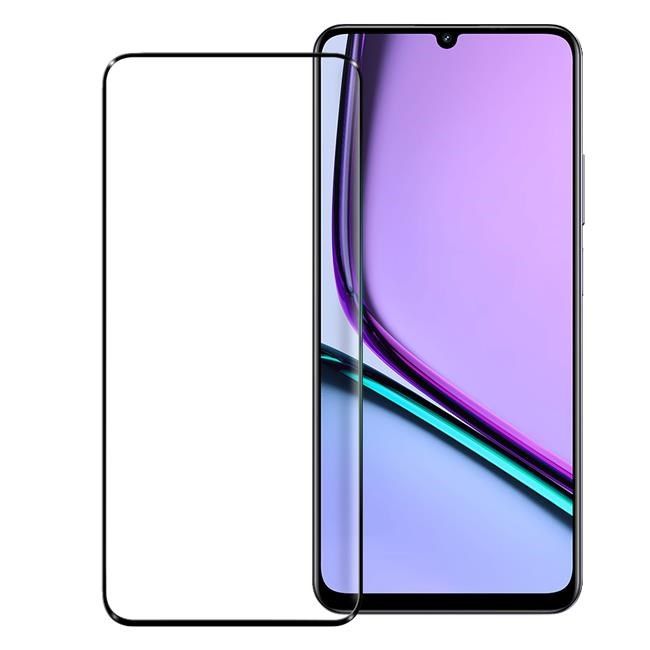  for realme C61 超透滿版 2.5D 鋼化玻璃貼-黑