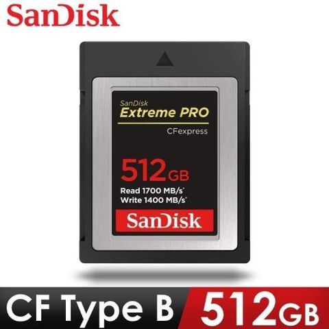 【南紡購物中心】 SanDisk Extreme PRO CFexpress Type B 記憶卡 512GB 《公司貨》