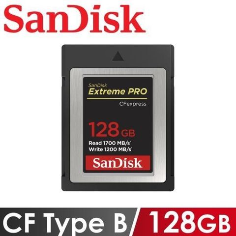 【南紡購物中心】 SanDisk Extreme PRO CFexpress Type B 記憶卡 128GB 《公司貨》