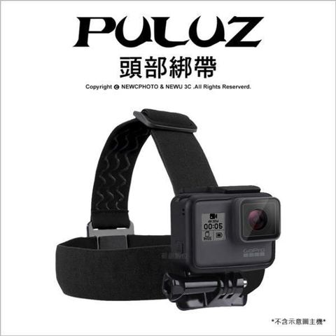 PULUZ 【南紡購物中心】 []胖牛 PU24 Gopro 運動相機 頭部綁帶 