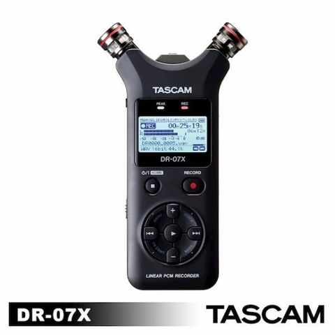 【南紡購物中心】 TASCAM 攜帶型數位錄音機 DR-07X 公司貨