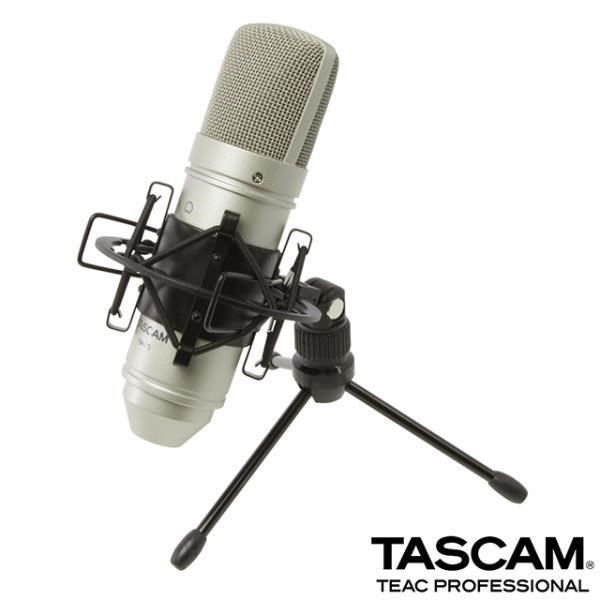 TASCAM 【南紡購物中心】  電容式麥克風 TM-80 銀色&nbsp;