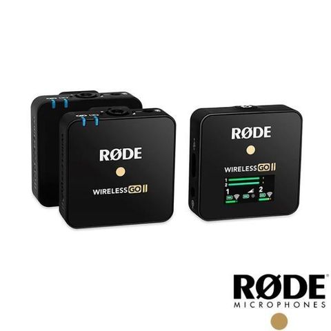 【南紡購物中心】 ★主打一對二&amp; 可預錄RODE Wireless GO II 微型無線麥克風-黑 公司貨