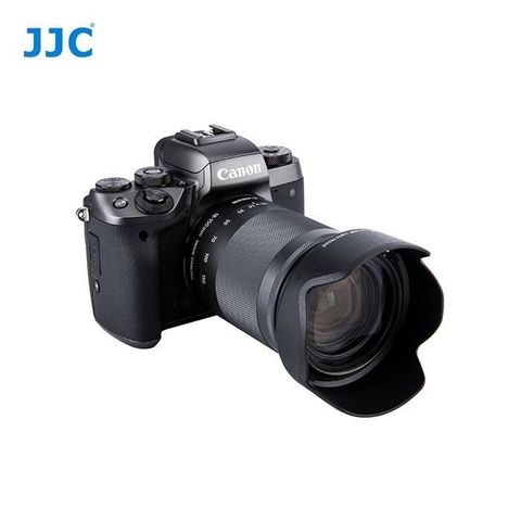 【南紡購物中心】 JJC佳能副廠EW-60F遮光罩相容Canon原廠遮光罩EW-60F