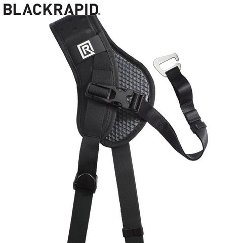 【南紡購物中心】 美國BLACKRAPID brad breathe腋下固定帶適快槍俠相機背帶Hybrid Street Curve Sport Left Double Binoc Backpack Black Rapid