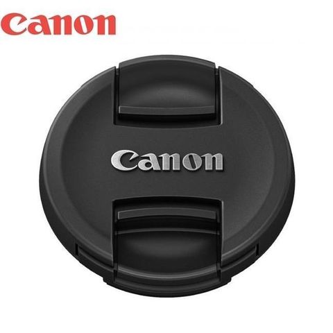 Canon 佳能 【南紡購物中心】 原廠正品鏡頭蓋52mm鏡頭蓋E-52II 鏡頭蓋中捏中扣快扣鏡頭前蓋鏡頭保護蓋