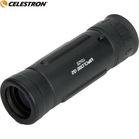 CELESTRON 【南紡購物中心】 美國星特朗單筒望遠鏡生活防水10X25mm望遠鏡小望遠鏡定焦望遠鏡10倍望遠鏡10X望遠鏡 FMC多層鍍膜望遠鏡屋脊ROOF PRISM式 ;玻璃BK7)