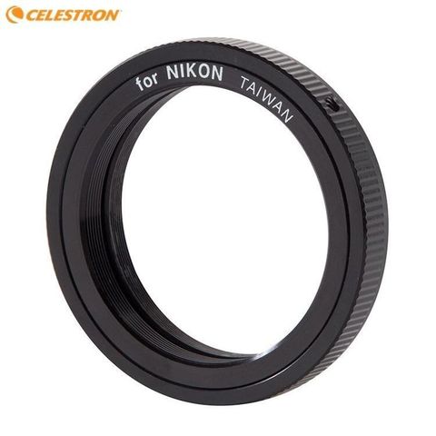 CELESTRON 【南紡購物中心】 星特朗T-Mount望遠鏡轉Nikon尼康F鏡頭93402轉接環T2轉Nikon T-Nikon