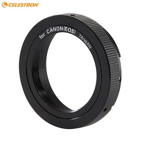 CELESTRON 【南紡購物中心】 星特朗T-Mount望遠鏡轉Canon佳能EOS鏡頭轉接環93419望遠鏡轉EOS T2轉EOS