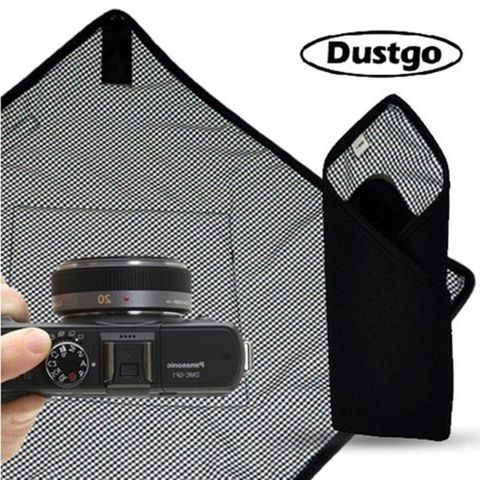 Dustgo 【南紡購物中心】 PCMAMA魔術方塊百折布(30cm*30cm,千鳥格,具防刮防震抗刮抗震)