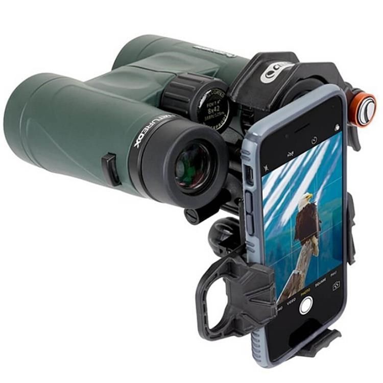 CELESTRON 美國通用型手機接望遠鏡用轉接夾具81055 亦適單筒雙筒顯微鏡