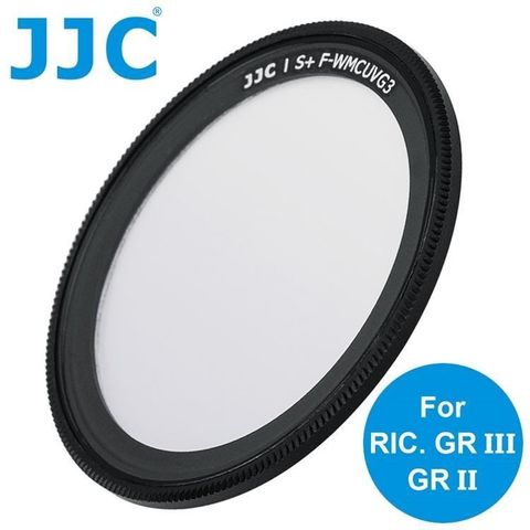 【南紡購物中心】 JJC超薄框L39多層鍍膜MC-UV保護鏡Ricoh理光GR II III IIIx鏡頭保護鏡F-WMCUVG3