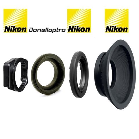 Nikon 尼康 【南紡購物中心】 原廠方轉圓DK-22眼罩+Donell轉接器DK2217+原廠DK-17眼罩+原廠DK-19橡膠眼罩