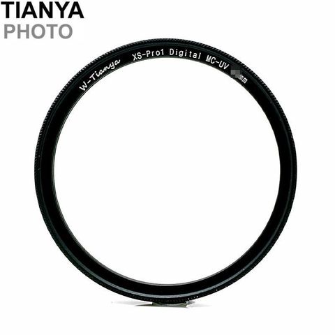 Tianya 天涯 【南紡購物中心】 金邊薄框保護鏡37mm(18層多層膜藍膜抗刮抗污MC-UV濾鏡)T18P37G