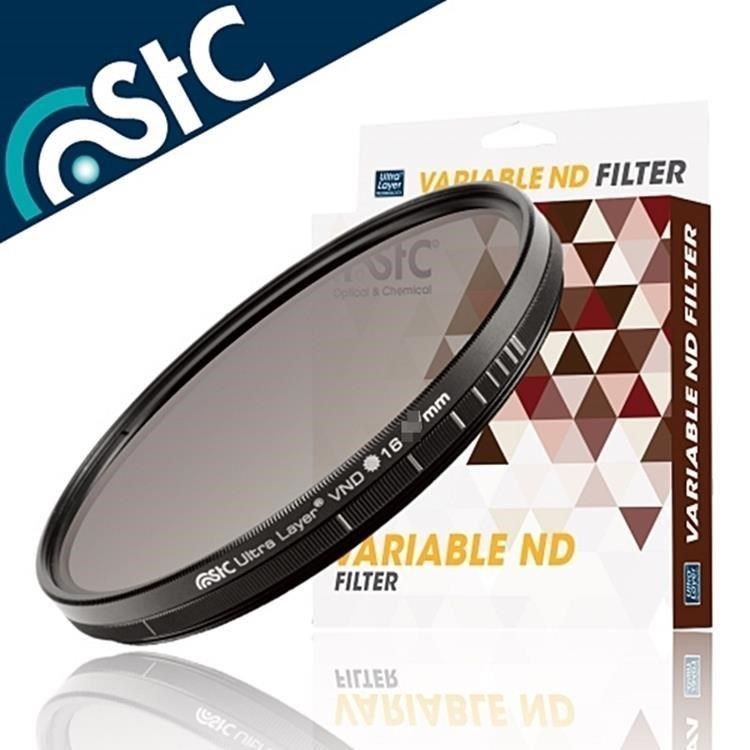 STC 【南紡購物中心】 台灣製造低色偏多層鍍膜Variable ND Filter ND16-ND4096減光鏡82mm