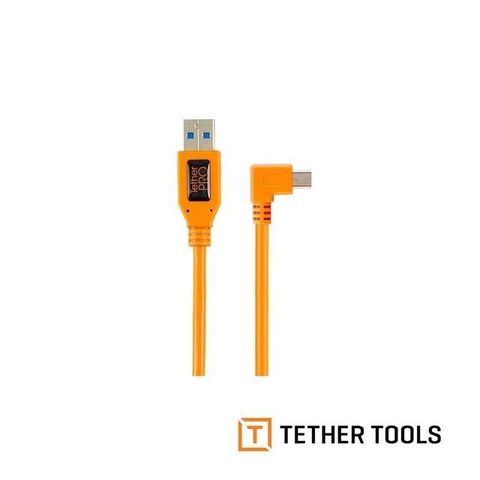 Tether Tools 【南紡購物中心】  CU51RT02-ORG USB 2.0 到 Mini-B 2.0 5-Pin 傳輸線 50cm