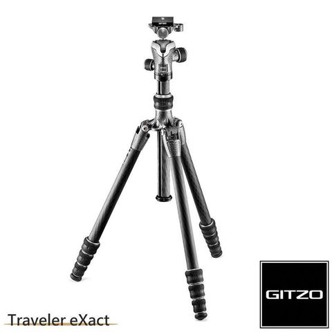 【南紡購物中心】 Gitzo Traveler eXact GK0545T-82TQD 旅行家系列 0號4節 碳纖維三腳架雲台套組 正成公司貨