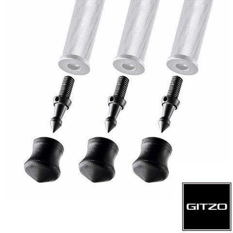【南紡購物中心】 Gitzo GSF30S 橡膠金屬二用腳釘 30mm-3入 正成公司貨