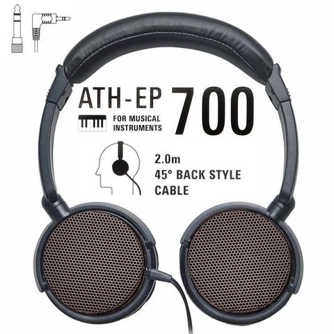 audio-technica 鐵三角 【南紡購物中心】 日本開放耳罩式動圈型3.5mm樂器監聽耳機ATH-EP700