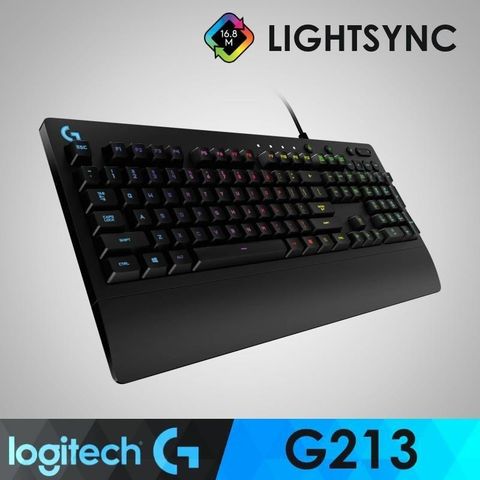 【南紡購物中心】 【羅技】G213 PRODIGY RGB遊戲鍵盤