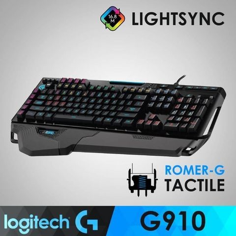 【南紡購物中心】 【羅技】G910 電競鍵盤 RGB 英文版