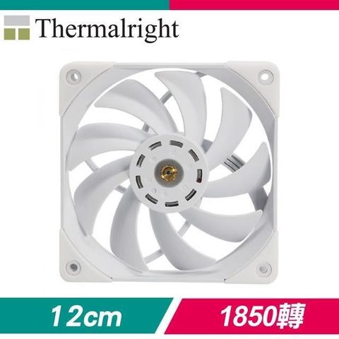 【南紡購物中心】 Thermalright 利民 TL-C12 PRO-W 12CM風扇《白》