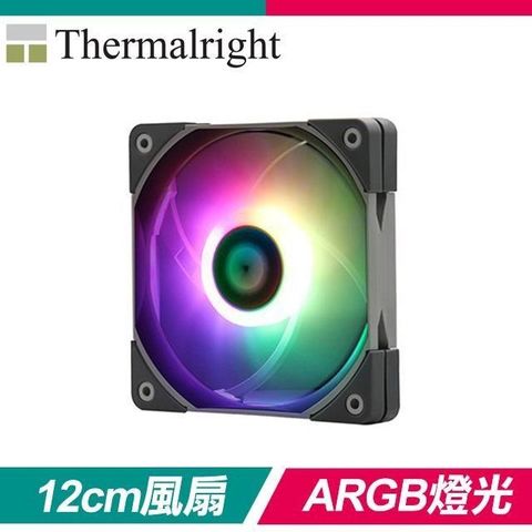 【南紡購物中心】 Thermalright 利民 TL-C12015 S ARGB 12CM薄款機殼風扇