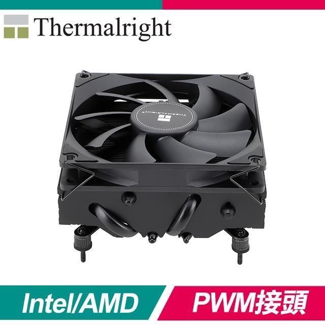 Thermalright 【南紡購物中心】    利民 AXP90-X47 BLACK 黑化版 下吹式 CPU散熱器(高47MM) 含LGA1700扣具