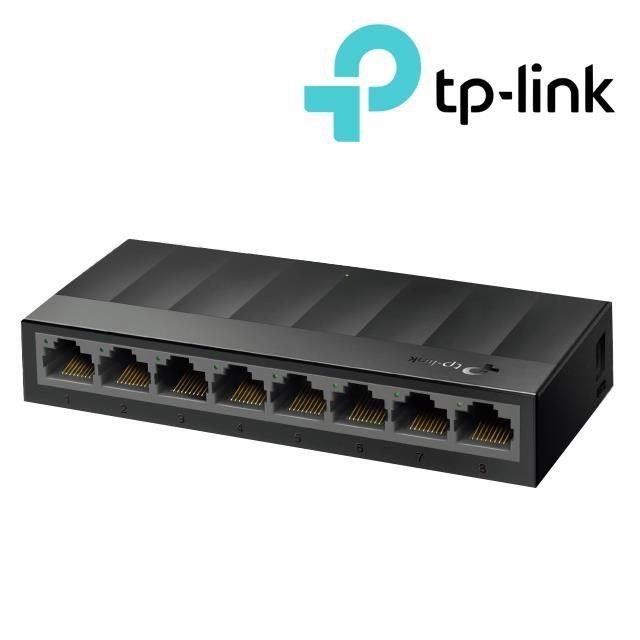 TP-Link 【南紡購物中心】 LS1008G 8埠 port 10/100/1000mbps高速交換器乙太網路switch hub&nbsp;(兩入組)