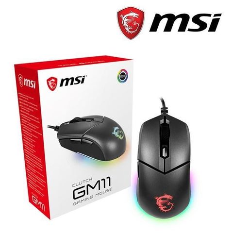 【南紡購物中心】 【微星】MSI CLUTCH GM11 電競滑鼠