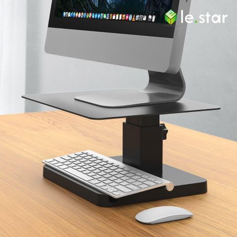 【南紡購物中心】 lestar 多功能可伸降式 USB3.0 電腦螢幕 顯示器 收納增高架 KM70