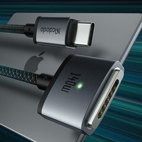 【南紡購物中心】 【Mcdodo】140W USB-C TO MagSafe 3 MacBook Air/Pro 磁吸充電線快充線 閃速 2M 麥多多
