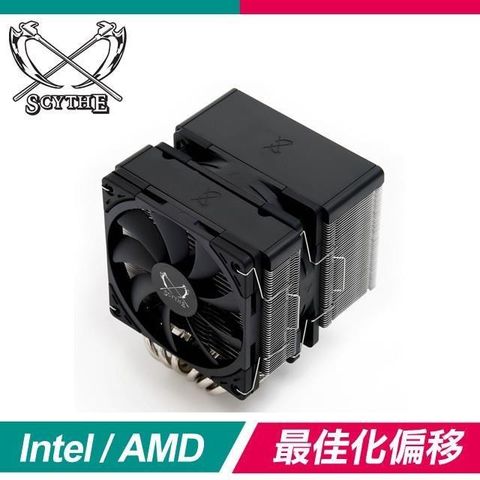 【南紡購物中心】 Scythe 鐮刀 SCFM-3000 風魔3 CPU散熱器(高154mm)
