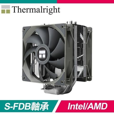 【南紡購物中心】 Thermalright 利民 Assassin Spirit 120 Plus V2 4導管單塔雙風扇 CPU散熱器