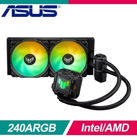 ASUS 華碩 【南紡購物中心】   TUF Gaming LC II 240 ARGB 一體式CPU水冷散熱器