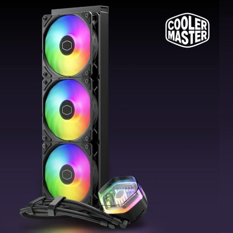 【南紡購物中心】 【Cooler Master】MasterLiquid 360 Atmos ARGB 水冷散熱器
