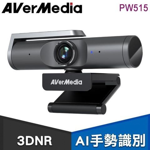 【南紡購物中心】 圓剛 PW515 4K自動對焦 AI網路攝影機