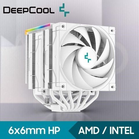 【南紡購物中心】 DEEPCOOL 九州風神 AK620 DIGITAL WH CPU 數位 溫度監控 白色 散熱器