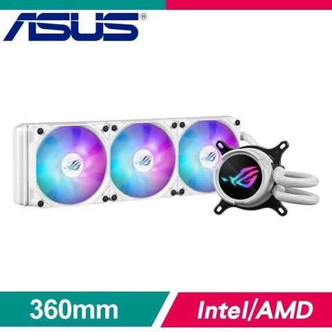 ASUS 華碩 ROG STRIX LC III 360 ARGB WHITE EDITION 白龍三代 水冷散熱器