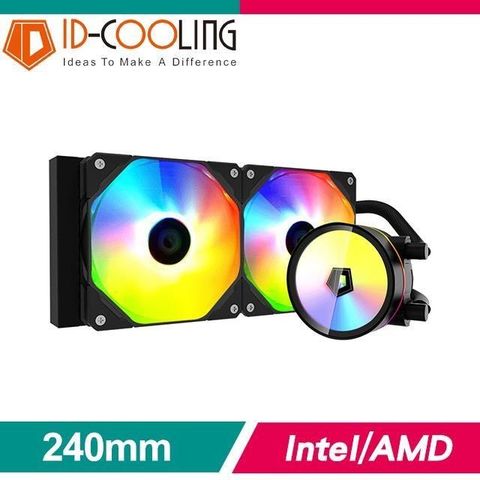 【南紡購物中心】 ID-COOLING ZOOMFLOW 240 XT ARGB 一體式水冷CPU散熱器