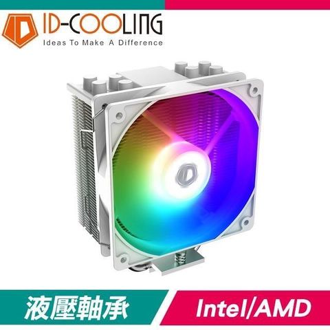 【南紡購物中心】 ID-COOLING SE-214-XT ARGB WHITE 4導管 CPU散熱器《白》(高15)