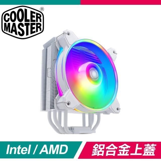 Cooler Master 酷碼 【南紡購物中心】   Hyper 212 Halo White 四導管 ARGB 散熱器