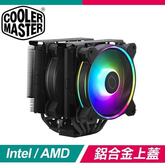 Cooler Master 酷碼 【南紡購物中心】   Hyper 622 Halo Black 六導管 ARGB 雙塔散熱器