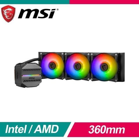 MSI 微星 【南紡購物中心】   MAG CORELIQUID M360 ARGB水冷散熱器