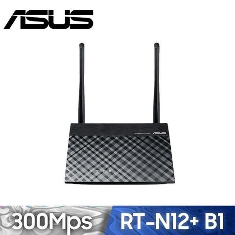 ASUS 華碩 【南紡購物中心】  RT-N12+B1 Wireless-N300 無線路由器